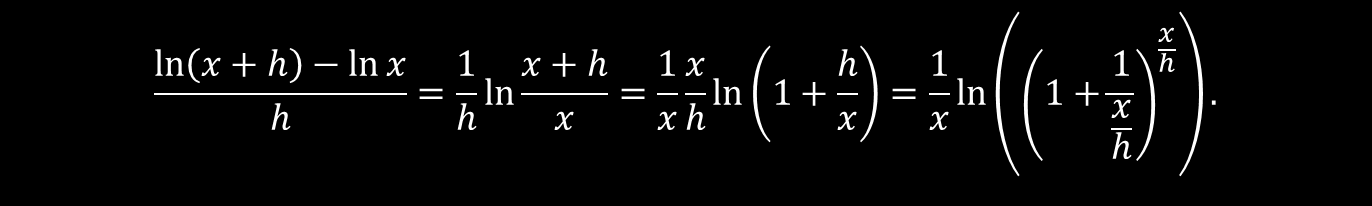 Diferenciabilidade das funções exponenciais e logarítmicas No caderno de apoio (cf. texto de apoio ao descritor FEL12-3.