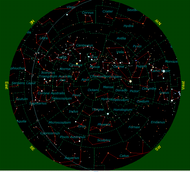 Cartografia do céu 48 constelações clássicas (12