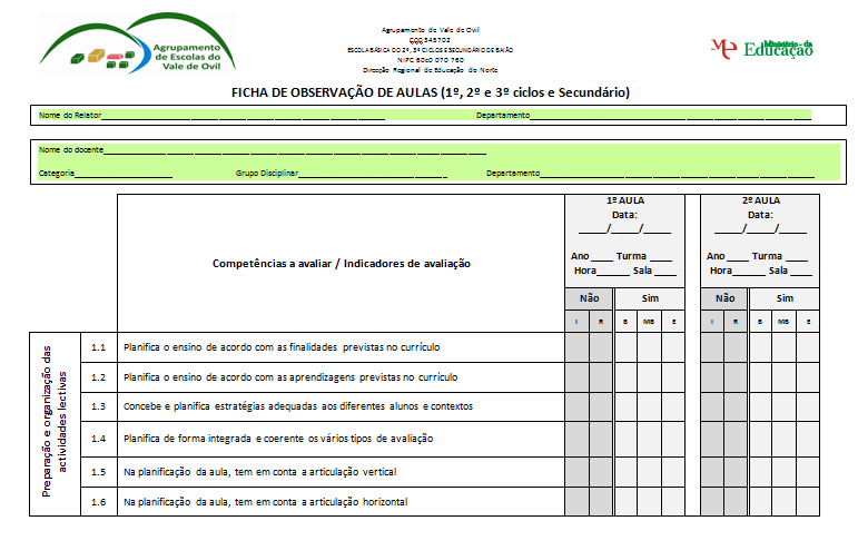 3. Instrumentos de registo do relator b.