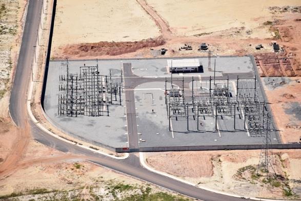 Destaque de Obra: Subestação Mar/15 Mar/16 Linha de transmissão concluída em Abril/2015 Subestação 138/34KV