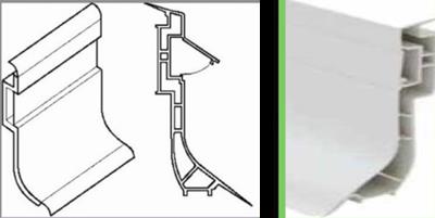 Perfil PVC ideal para remate de esquinas. Medidas: 50x50mm e comprimento: 3,00mts.