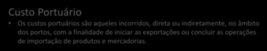 Formação de Preços Mercado Interno Cotação Internacional = CBOT Prêmio de Exportação É definido pelo comprador, baseado em custos de frete, facilidade de embarque, qualidade do produto,