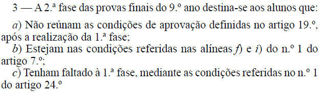 2.3. CLASSIFICAÇÃO FINAL AFIXAÇÃO DAS PAUTAS 12 de julho (terça-feira): afixação das pautas