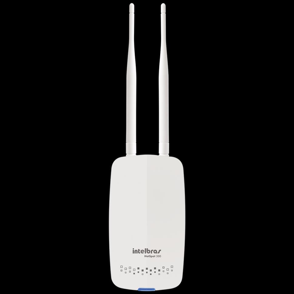 HotSpot 300 Wireless indoor corporativo Roteador wireless com check-in no Facebook» Ideal para estabelecimentos comerciais, como cafés, escritórios, bares, restaurantes, etc.