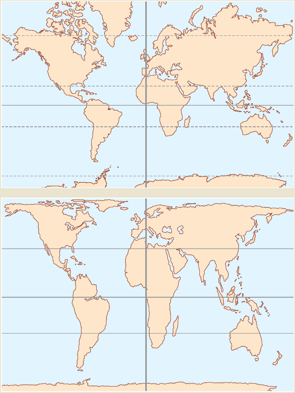 Utilizando a figura abaixo, calcule a Latitude e a Longitude para cada um dos pontos apresentados: a) Ponto A =