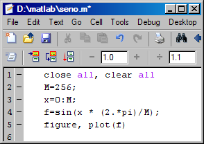 Exemplo de vetorização 1D cálculo do seno Vetor: x=0,0.5,1,1.