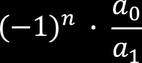 Relações de Girard Relações entre coeficientes e raízes de uma equação de grau n Considere a equação a n x n + a n 1 x n 1 +.