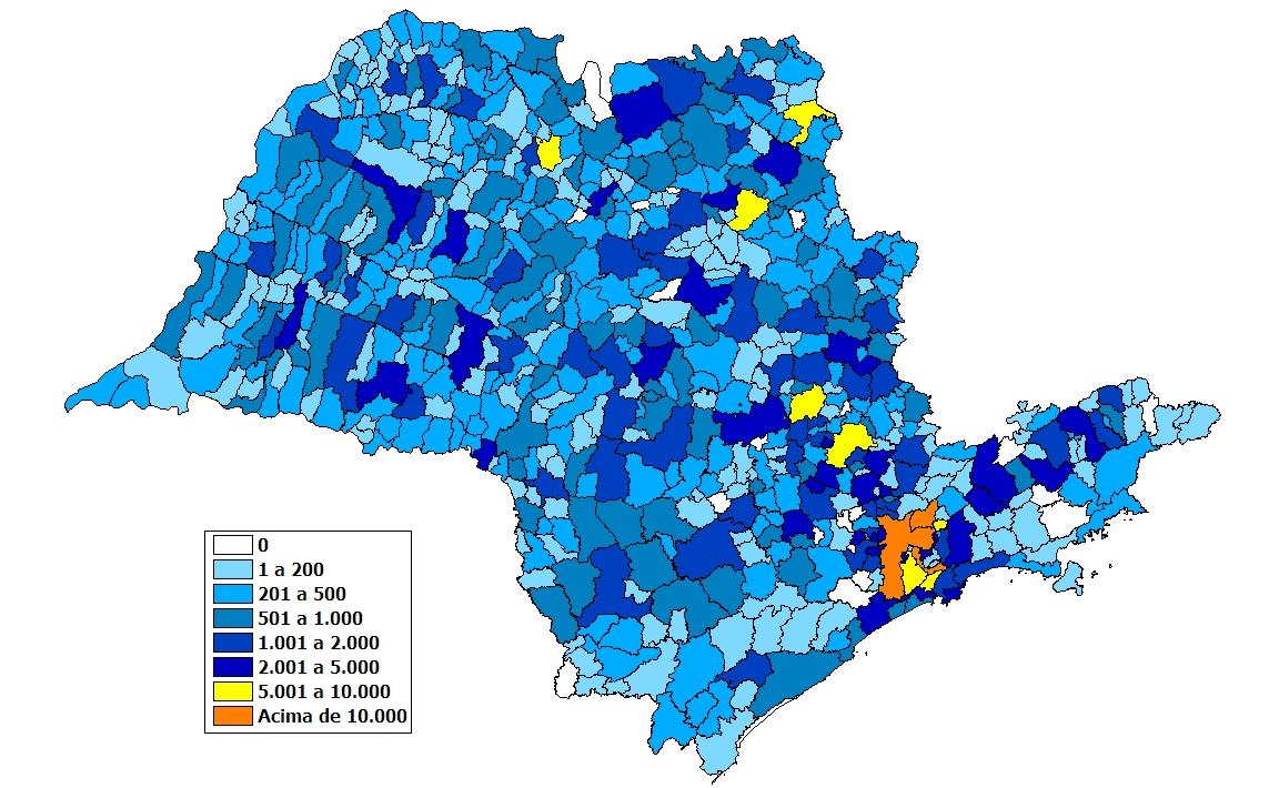 ATENDIMENTOS HABITACIONAIS SH/CDHU - ATÉ MAIO 2014 623 municípios Total = 580.