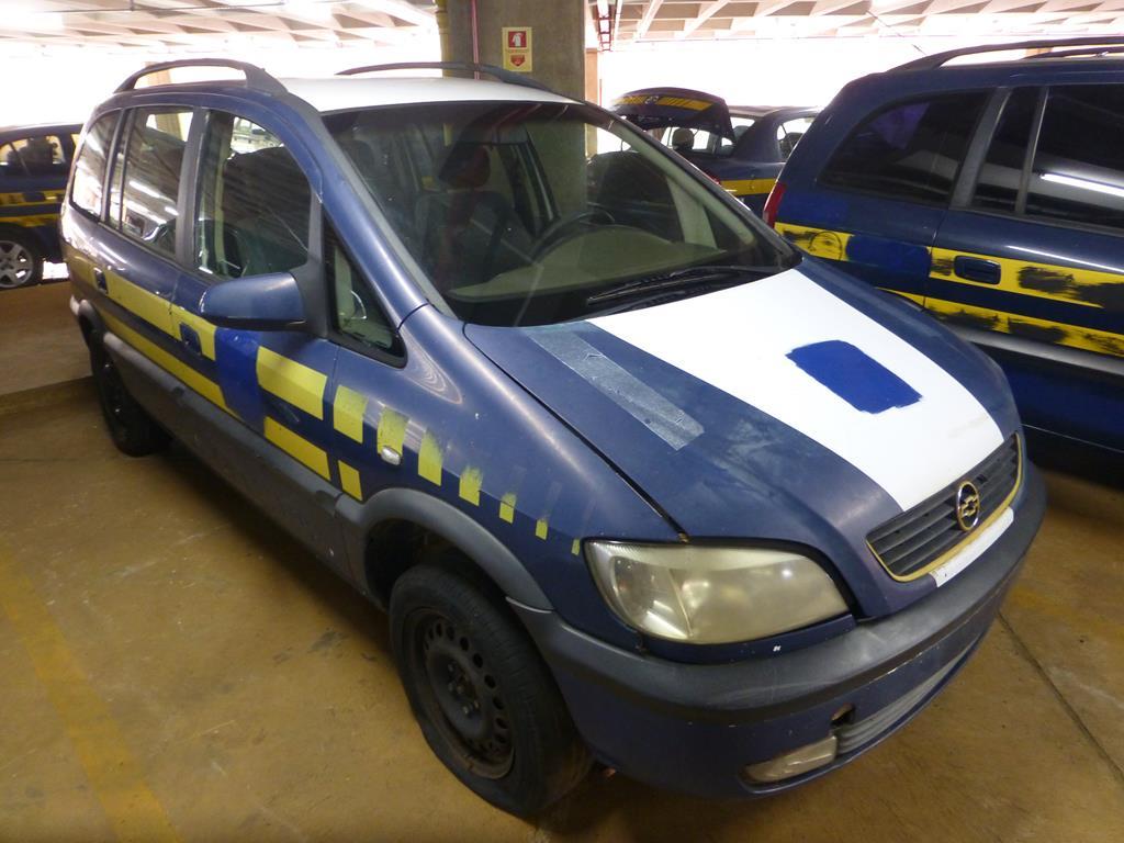 LOTE Nº 24 GM/ZAFIRA CD Ano/Modelo 2004/2004 GAS NFH-9985, GO 9BGTT75F04C183762 Valor mínimo