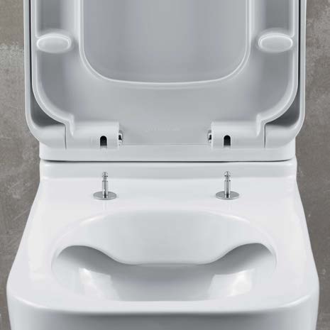 sanitários sanitary ware sanitaire 15 CLIPOFF O sistema ClipOff possibilita a montagem rápida e a remoção do tampo sem ter de desapertar quaisquer parafusos ou porcas.