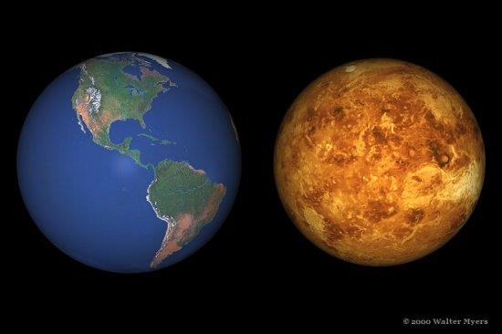 Vênus é o segundo planeta do Sistema Solar em ordem de distância a partir do Sol, orbitando-o a cada