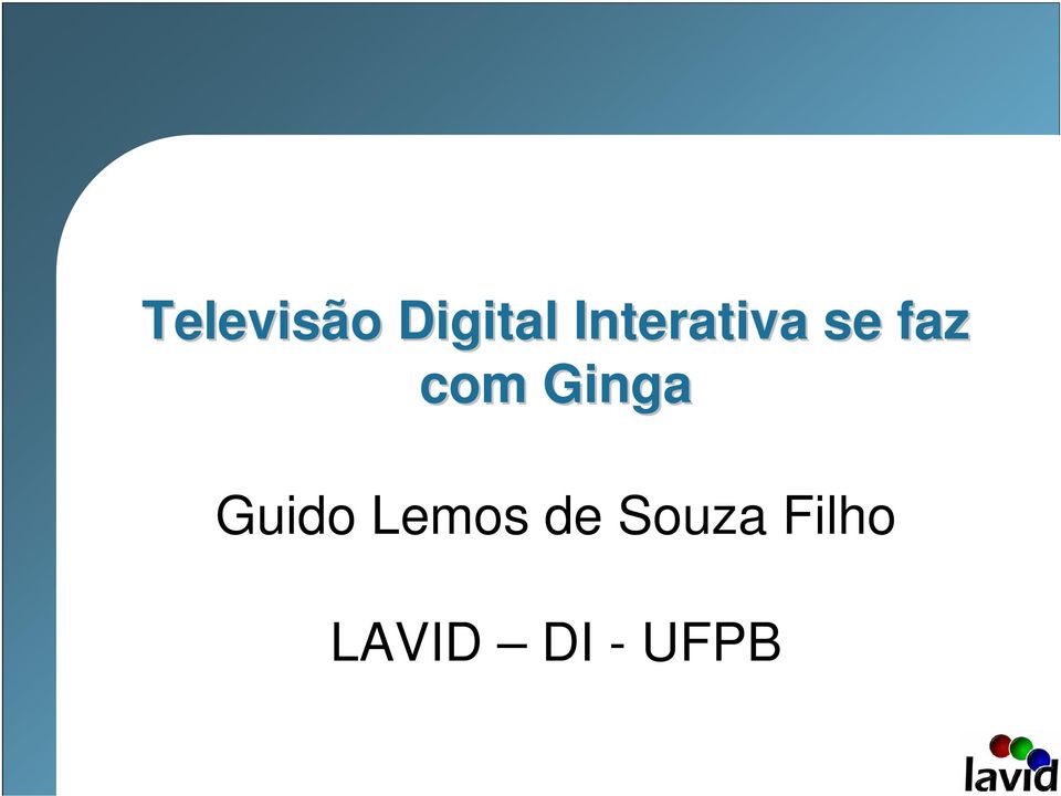 Ginga Guido Lemos de