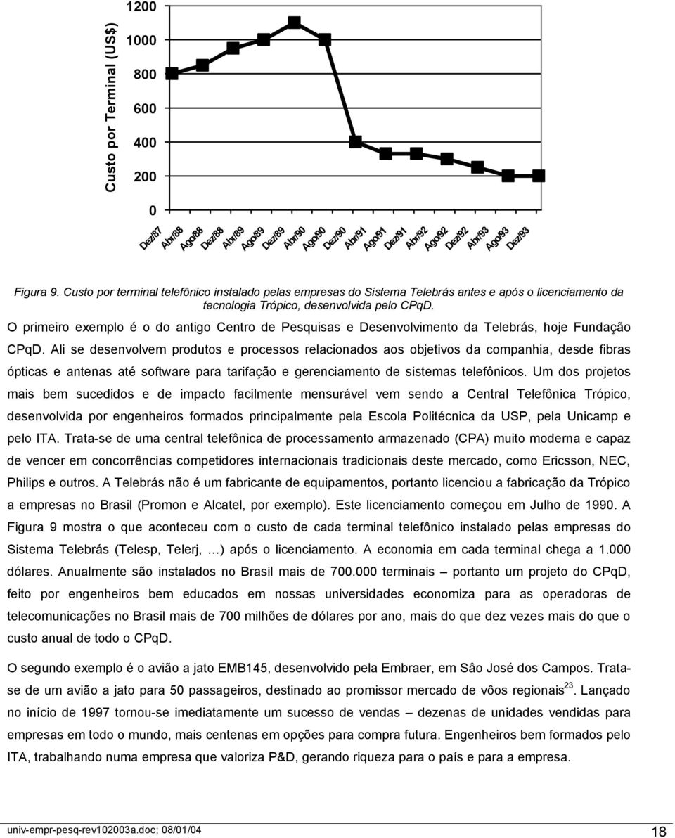 O primeiro exemplo é o do antigo Centro de Pesquisas e Desenvolvimento da Telebrás, hoje Fundação CPqD.