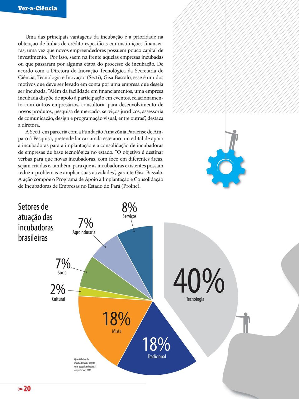 De acordo com a Diretora de Inovação Tecnológica da Secretaria de Ciência, Tecnologia e Inovação (Secti), Gisa Bassalo, esse é um dos motivos que deve ser levado em conta por uma empresa que deseja