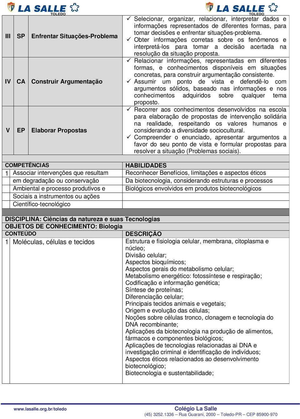 Relacionar informações, representadas em diferentes formas, e conhecimentos disponíveis em situações concretas, para construir argumentação consistente.