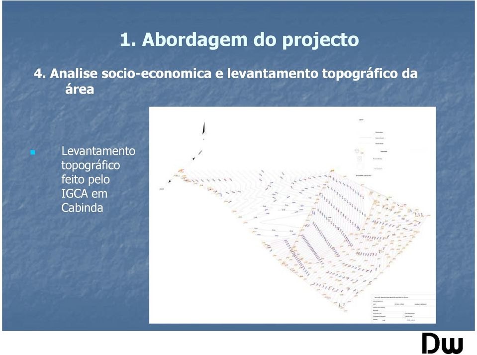 área Levantamento