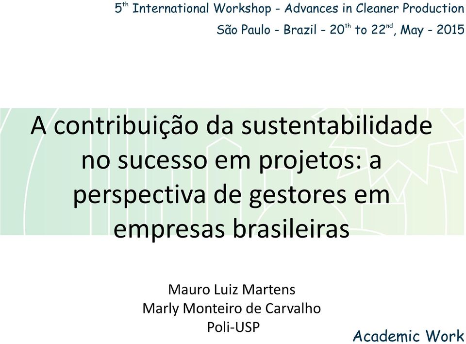 gestores em empresas brasileiras Mauro