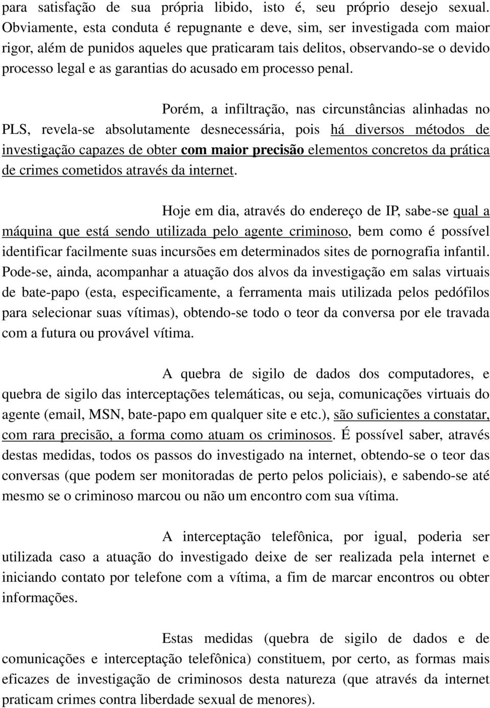 acusado em processo penal.