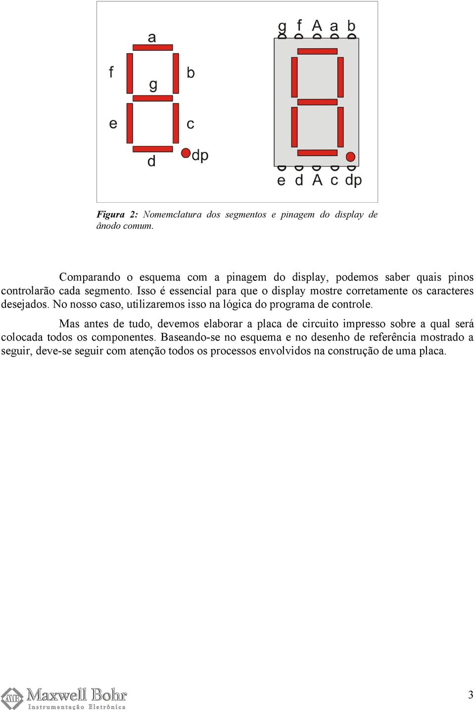 Isso é essencial para que o display mostre corretamente os caracteres desejados. No nosso caso, utilizaremos isso na lógica do programa de controle.