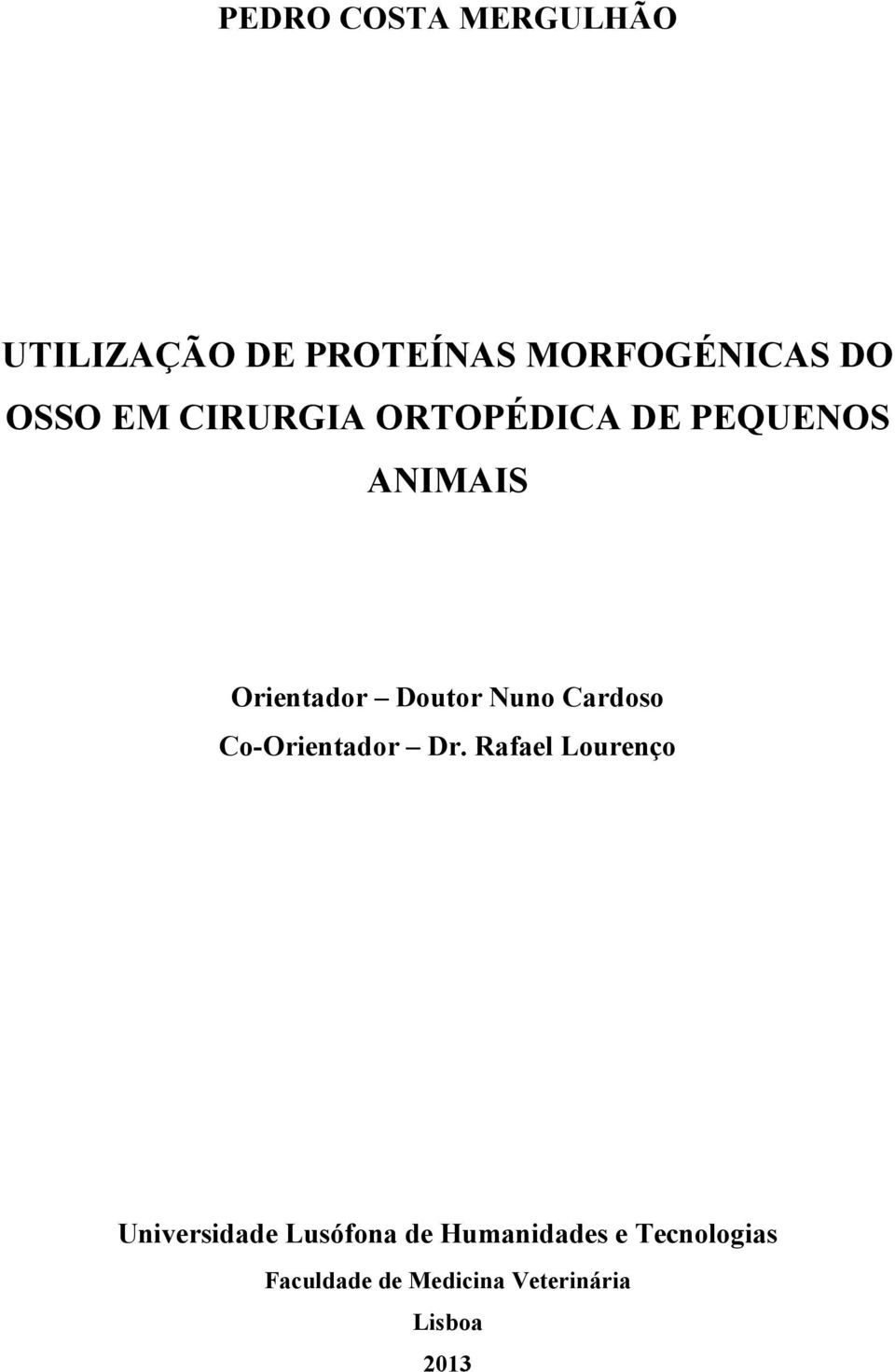 Cardoso Co-Orientador Dr.