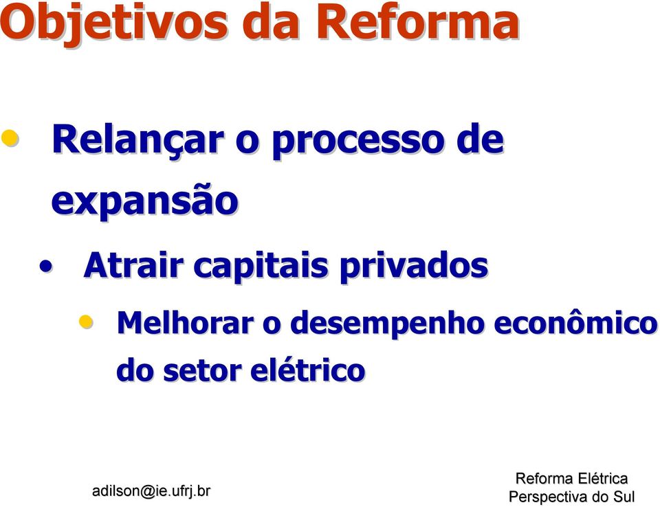 capitais privados Melhorar o