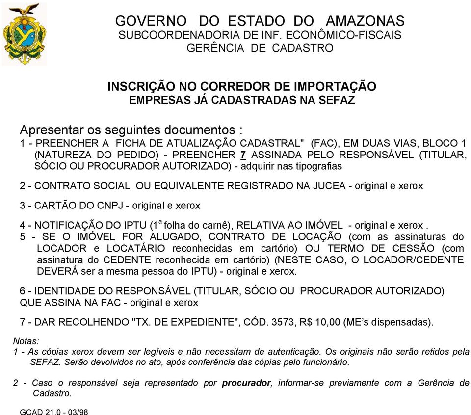 NOTIFICAÇÃO DO IPTU (1 a folha do carnê), RELATIVA AO IMÓVEL - original e xerox.