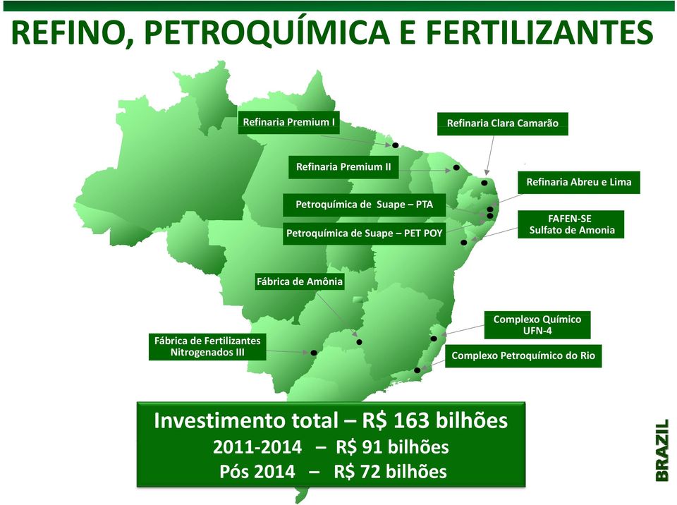 de Amonia Fábrica de Amônia Fábrica de Fertilizantes Nitrogenados III Complexo Químico UFN 4