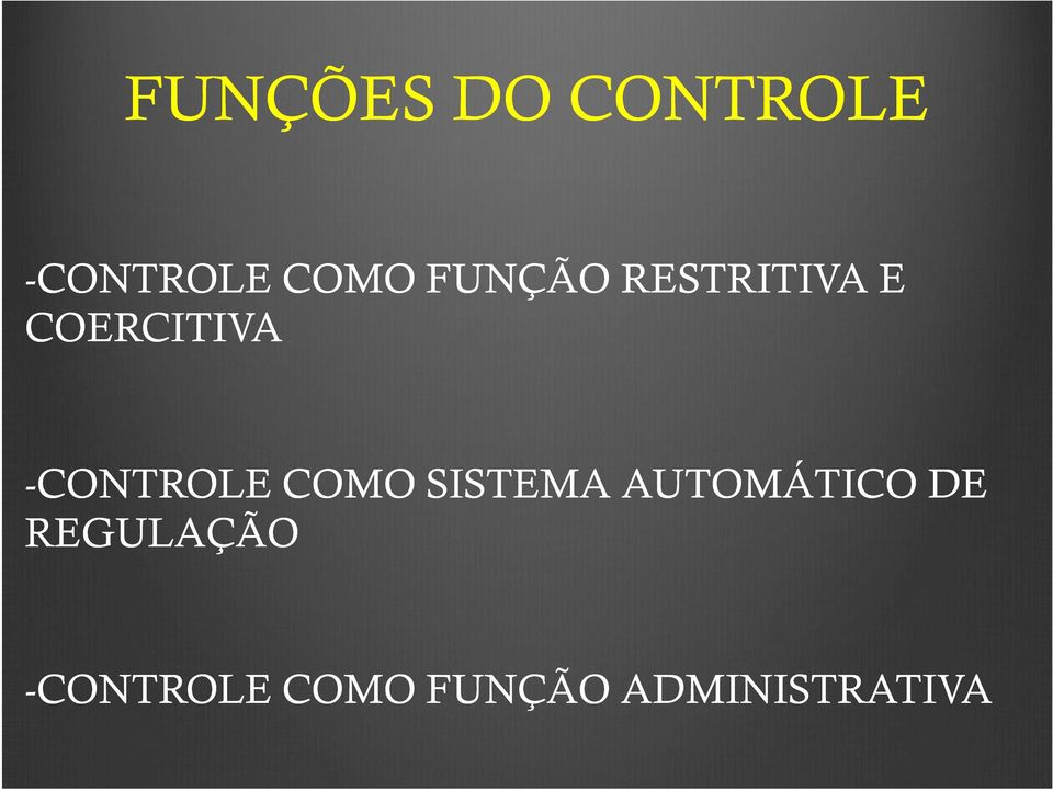 -CONTROLE COMO SISTEMA AUTOMÁTICO DE