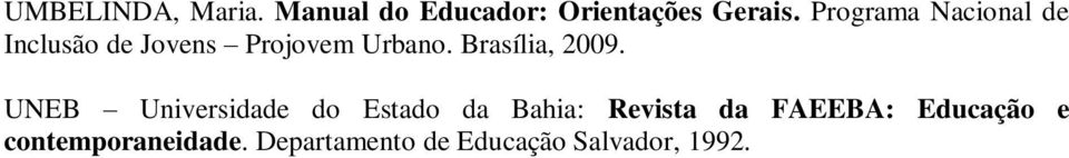 Brasília, 2009.