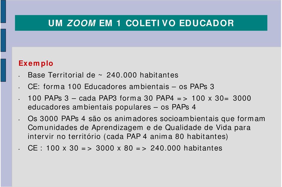 3000 educadoresambientaispopulares ospaps4 Os 3000 PAPs 4 são os animadores socioambientais que formam