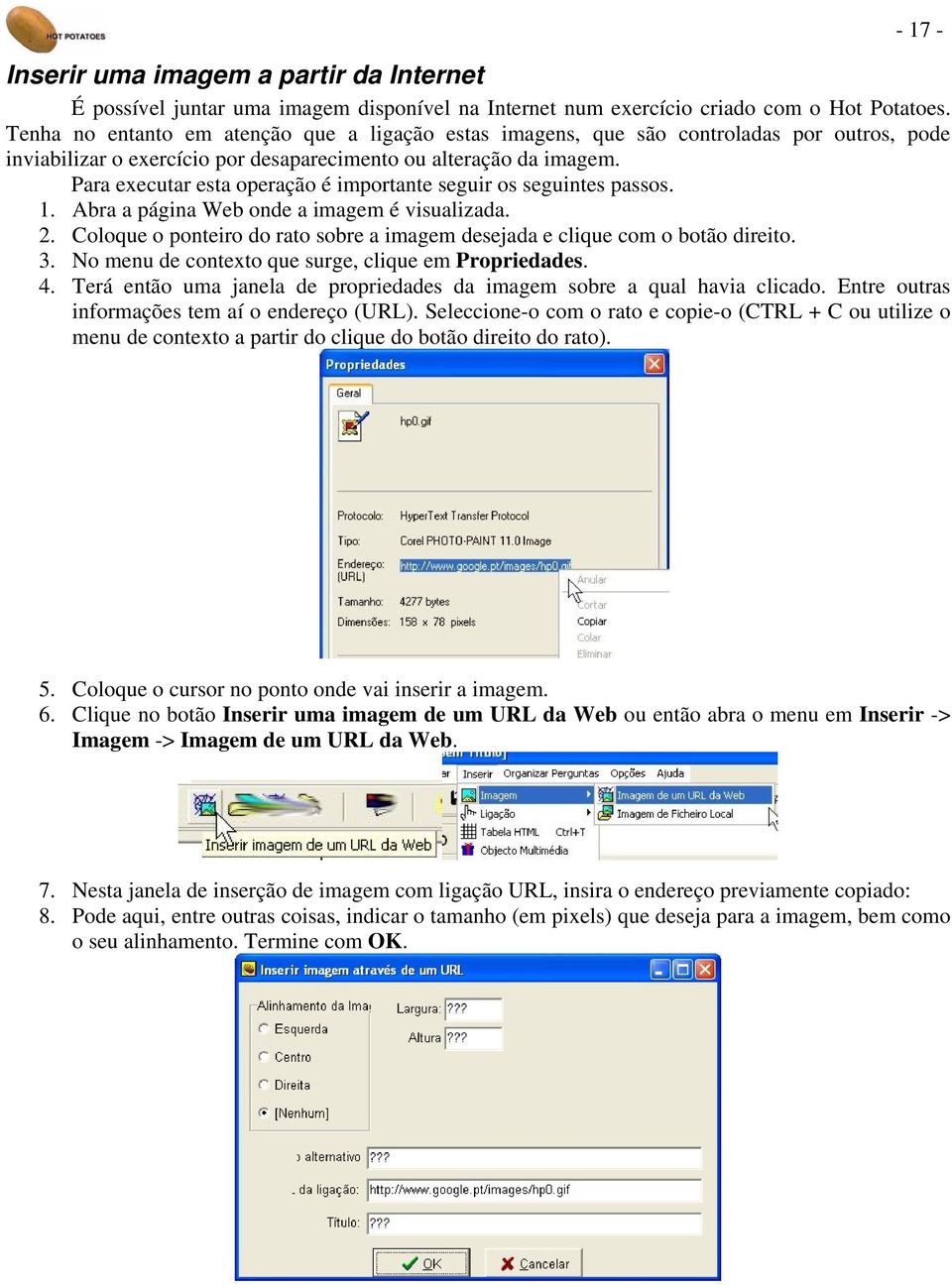 Para executar esta operação é importante seguir os seguintes passos. 1. Abra a página Web onde a imagem é visualizada. 2.