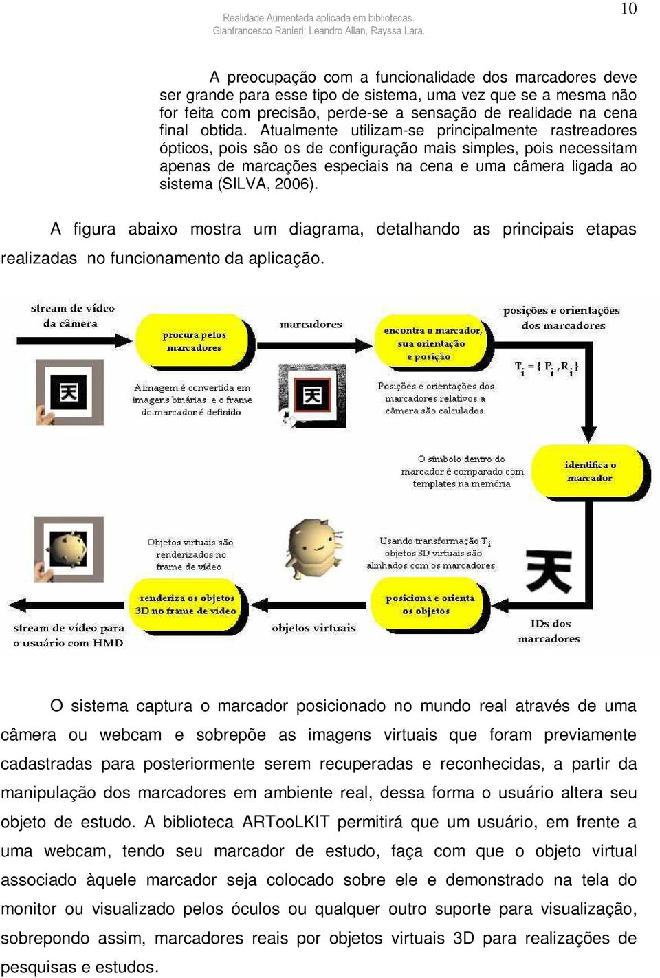 Atualmente utilizam-se principalmente rastreadores ópticos, pois são os de configuração mais simples, pois necessitam apenas de marcações especiais na cena e uma câmera ligada ao sistema (SILVA,