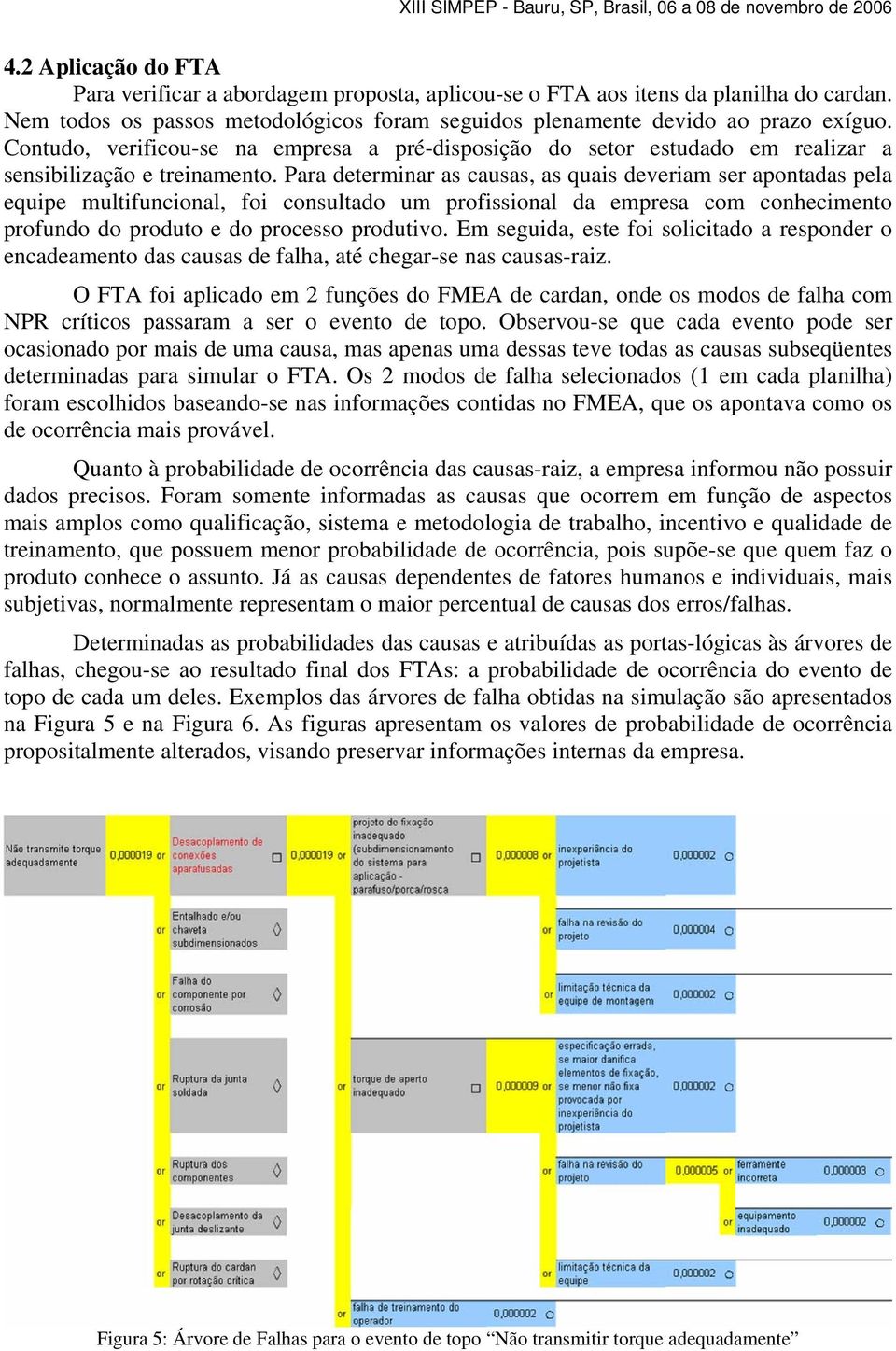 Para determinar as causas, as quais deveriam ser apontadas pela equipe multifuncional, foi consultado um profissional da empresa com conhecimento profundo do produto e do processo produtivo.