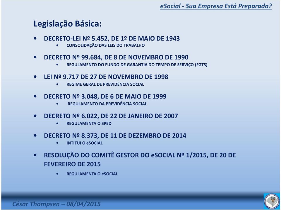 717 DE 27 DE NOVEMBRO DE 1998 REGIME GERAL DE PREVIDÊNCIA SOCIAL DECRETO Nº 3.