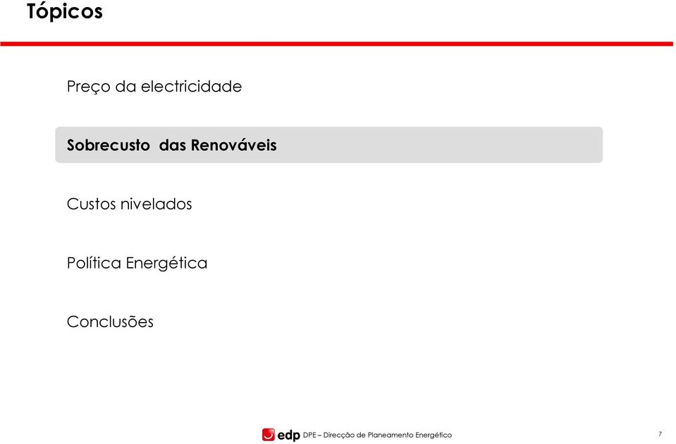 nivelados Política Energética