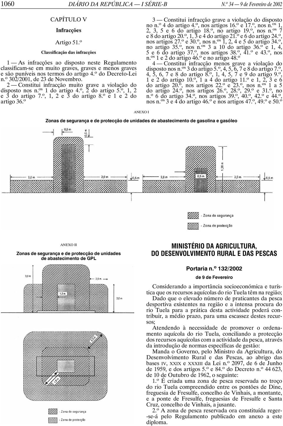 o 302/2001, de 23 de Novembro. 2 Constitui infracção muito grave a violação do disposto nos n. os 1 do artigo 4. o, 2 do artigo 5. o,1,2 e 3 do artigo 7. o,1,2e3doartigo 8. o e1e2do artigo 36.