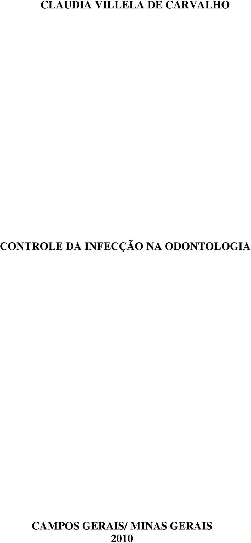 INFECÇÃO NA ODONTOLOGIA