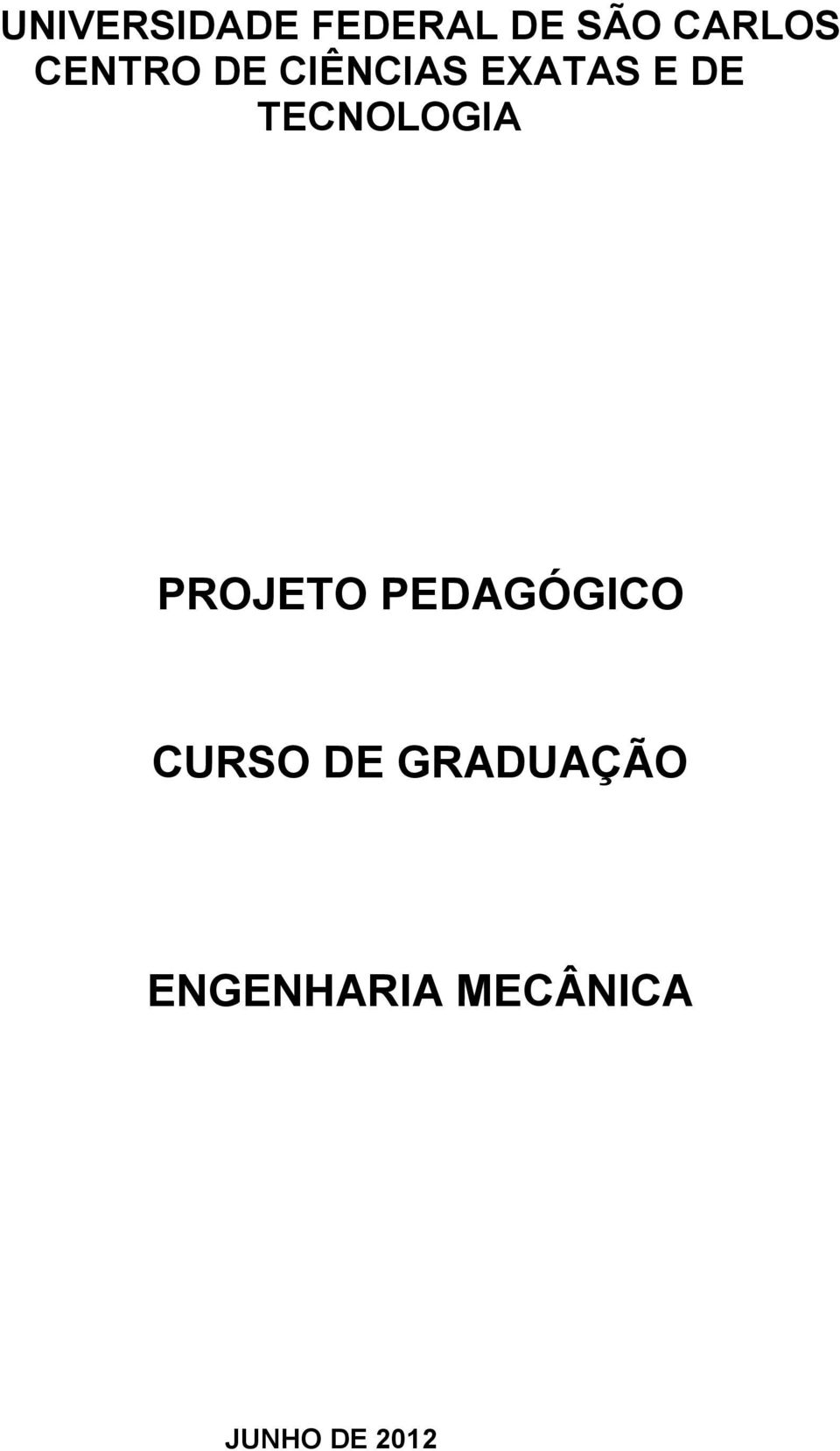 TECNOLOGIA PROJETO PEDAGÓGICO CURSO