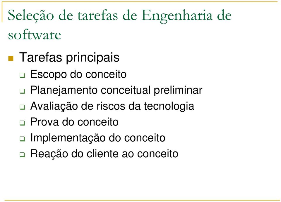 preliminar Avaliação de riscos da tecnologia Prova do