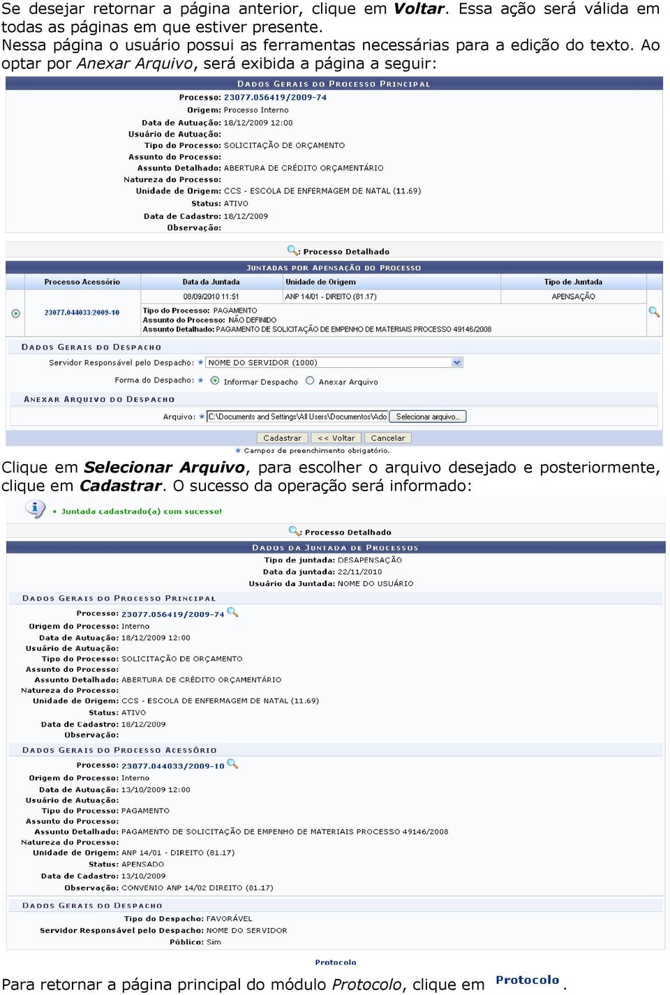 Nessa página o usuário possui as ferramentas necessárias para a edição do texto.