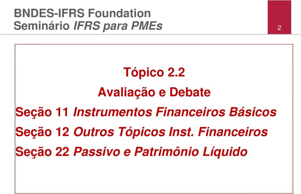 2 Avaliação e Debate Seção 11 Instrumentos