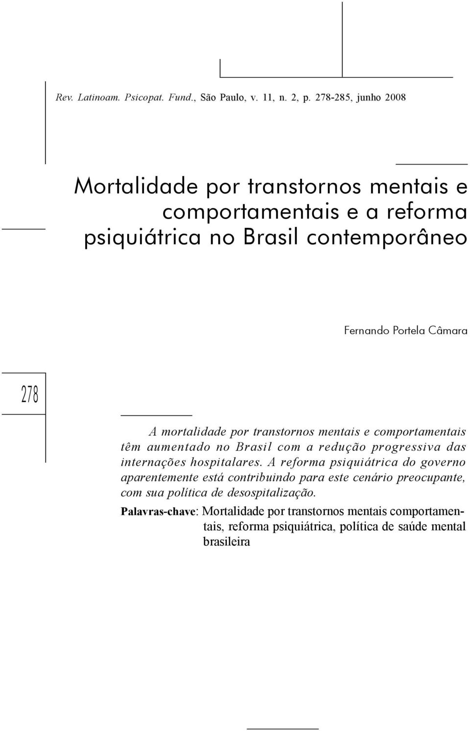 progressiva das internações hospitalares.