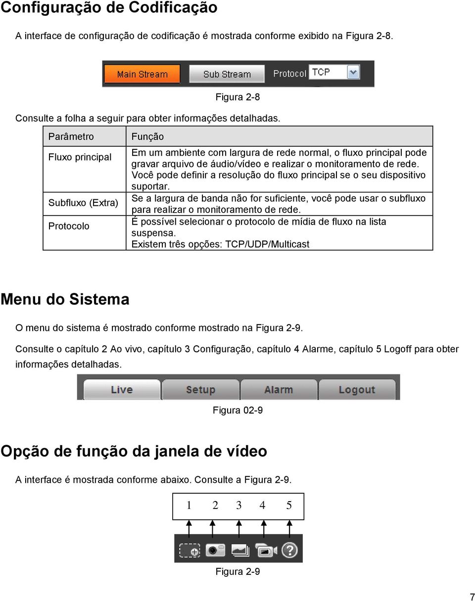 Você pode definir a resolução do fluxo principal se o seu dispositivo suportar. Se a largura de banda não for suficiente, você pode usar o subfluxo para realizar o monitoramento de rede.