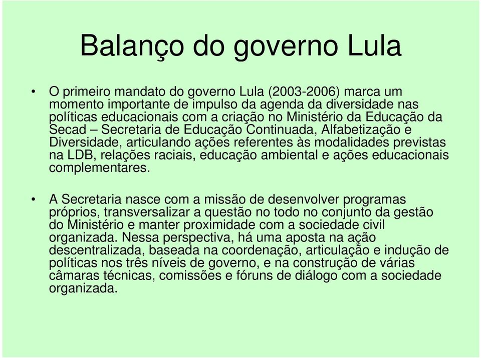 educacionais complementares.