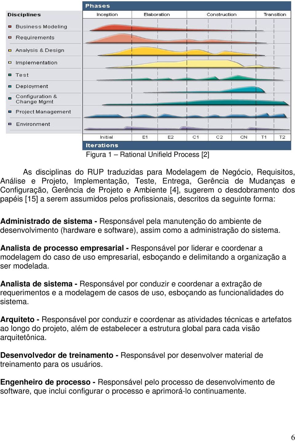 do ambiente de desenvolvimento (hardware e software), assim como a administração do sistema.