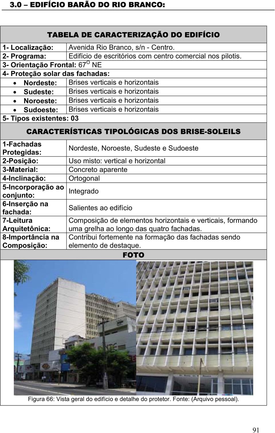 verticais e horizontais 5- Tipos existentes: 3 CARACTERÍTICA TIPÓGICA D BRIE-EI 1-Fachadas Protegidas: 2-Posição: 3-Material: 4-Inclinação: 5-Incorporação ao conjunto: 6-Inserção na fachada: 7-eitura