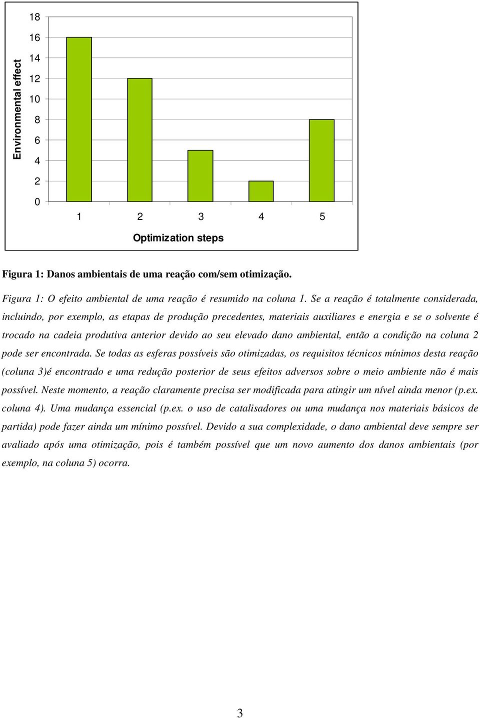 Se a reação é totalmente considerada, incluindo, por exemplo, as etapas de produção precedentes, materiais auxiliares e energia e se o solvente é trocado na cadeia produtiva anterior devido ao seu