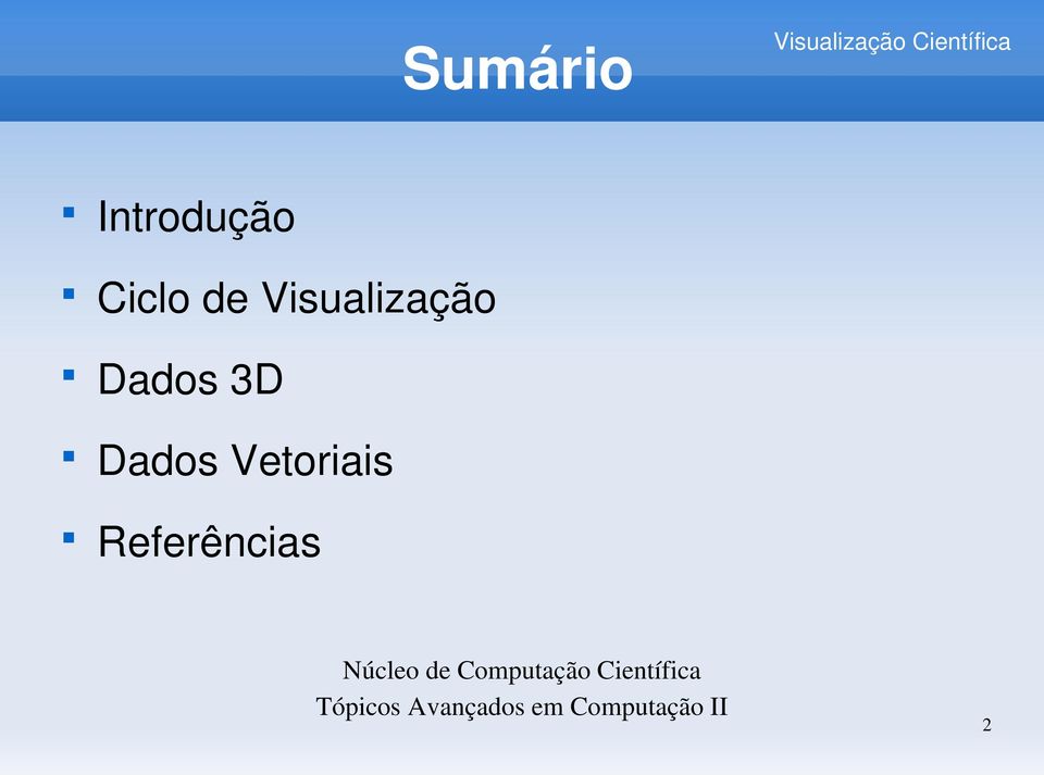 Visualização Dados