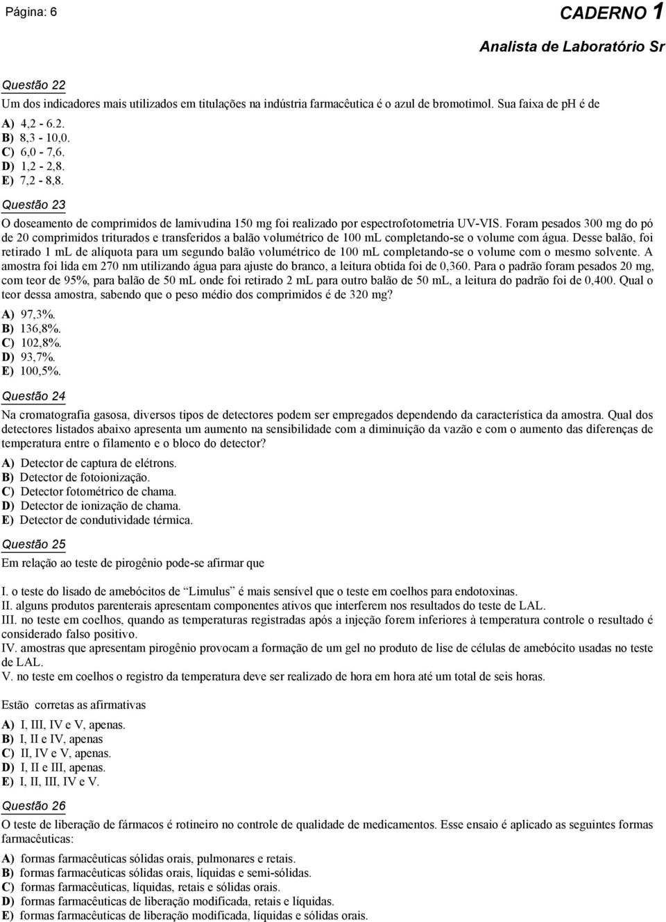 Foram pesados 300 mg do pó de 20 comprimidos triturados e transferidos a balão volumétrico de 100 ml completando-se o volume com água.