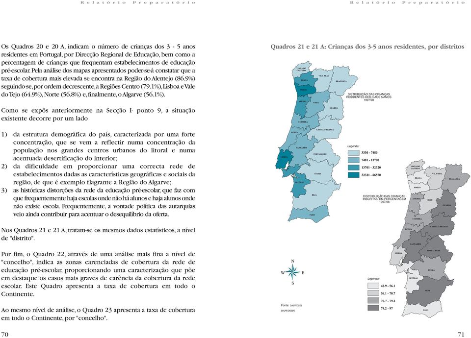 9%) seguindo-se,por ordem decrescente,a Regiões Centro (79.1%),